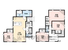 LDK広々約16帖。 全居室収納・バルコニー・廊下収納有＾＾
