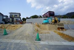 現地（2025年3月）撮影写真。 2025年5月完成予定。 同一ハウスメーカー物件内覧可能です。 お気軽にお問い合わせください＾＾