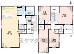 LDK広々18.1帖。SIC・WIC・バルコニー有＾＾
