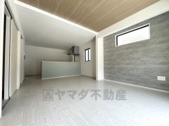 家族が集まる開放的なリビング。約17.7帖の大空間で毎日のお食事が楽しみです＾＾思い思いの時間を過ごしたり、家族みんなで食事をしたり、素敵な団らんの場になりますね。