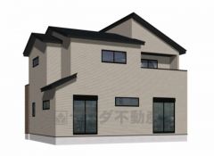 完成予想図写真。10年間の瑕疵保証が付いた安心の新築戸建。最新の設備で気持ちの良い新生活を送りませんか。